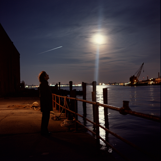 Moonbeam: Where Night Whispers Meet Harbor Lights